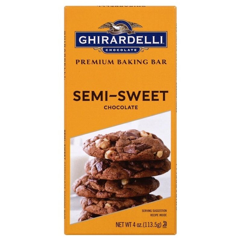 Ghirardelli Chocolate Premium Baking Bar SemiSweet Chocolate (4 oz