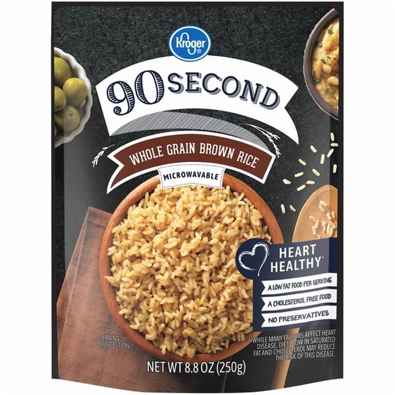 Kroger 90 Second Whole Grain Brown Rice (8.8 oz) from Kroger Instacart
