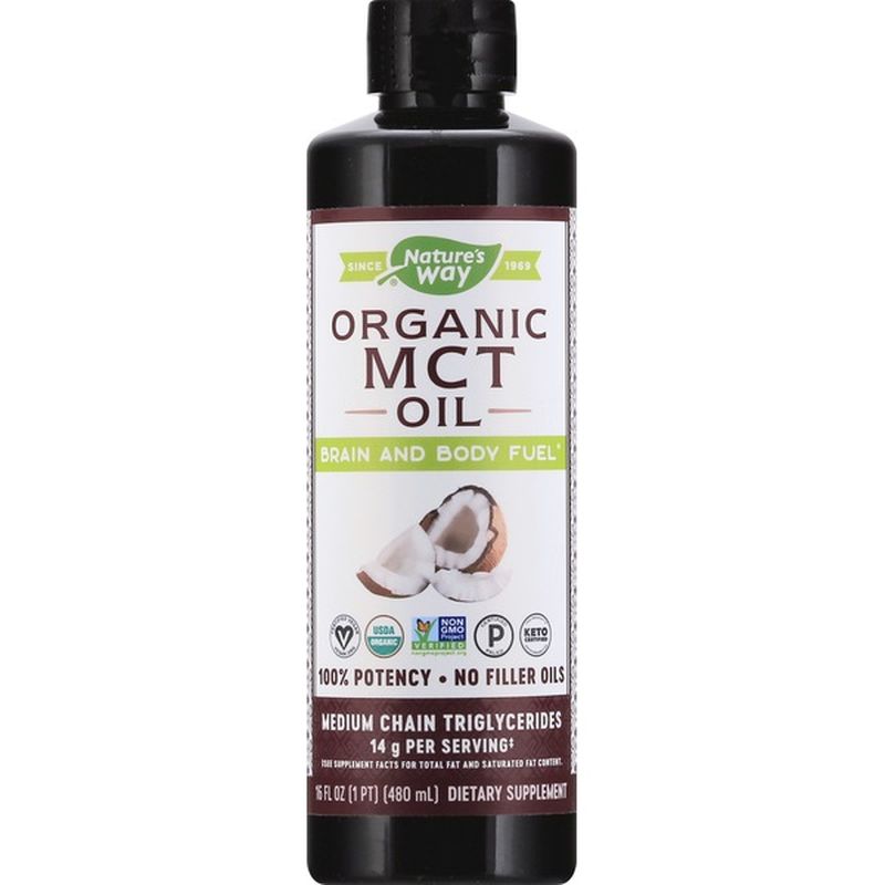 Nature's Way MCT Oil, Organic (16 oz) - Instacart