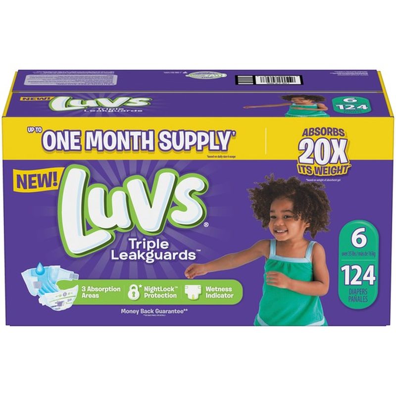 luvs diapers size 6