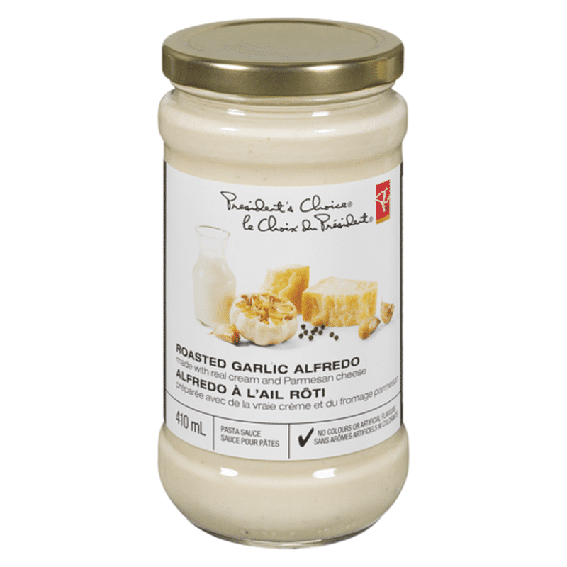 President's Choice Roasted Garlic Alfredo Sauce (410 ml) Instacart