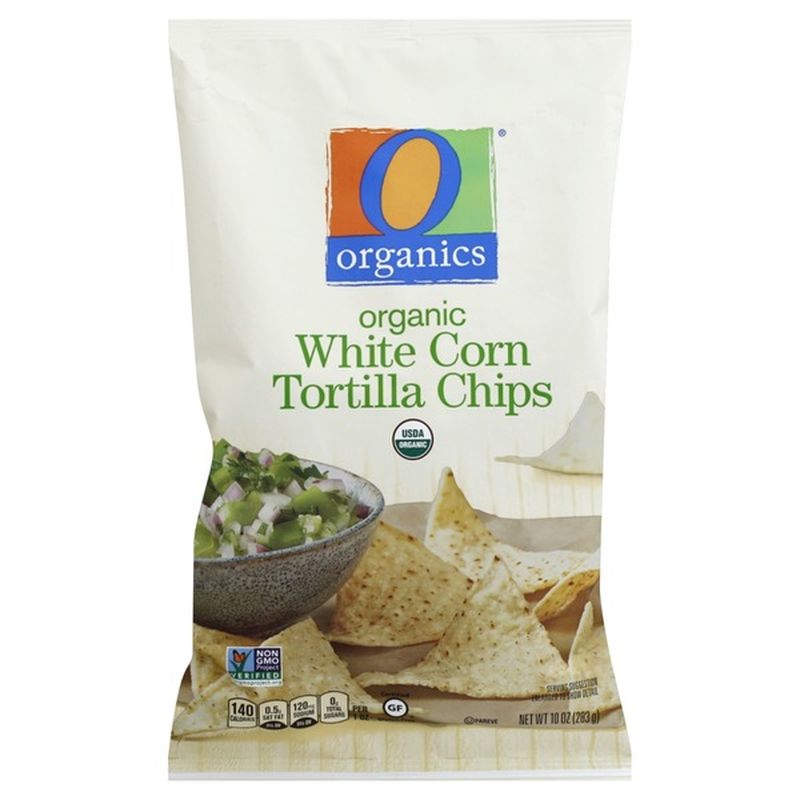 O Organics Organic White Corn Tortilla Chips 10 Oz Instacart