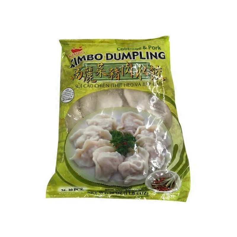 Kimbo Cabbage & Pork Frozen Dumpling (20 oz) from HMart Instacart