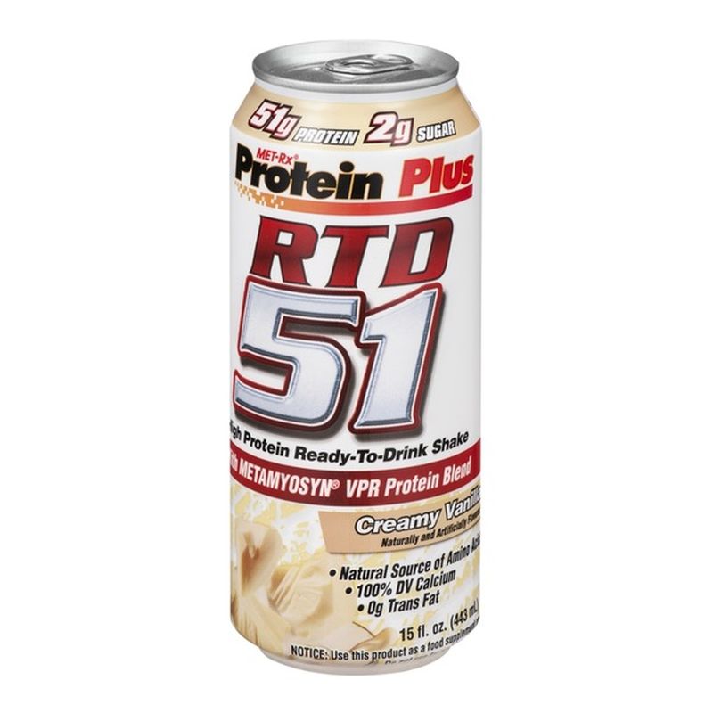 METRx Protein Plus RTD 51 Creamy Vanilla (15 fl oz) Instacart
