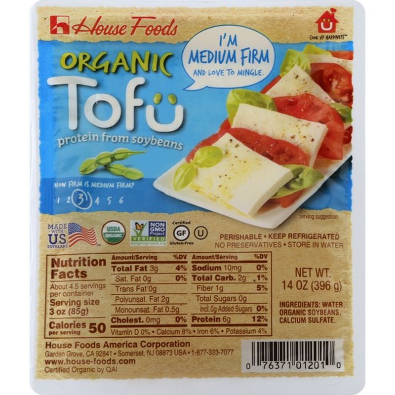 House Foods Organic Medium Firm Tofu (14 oz) Instacart