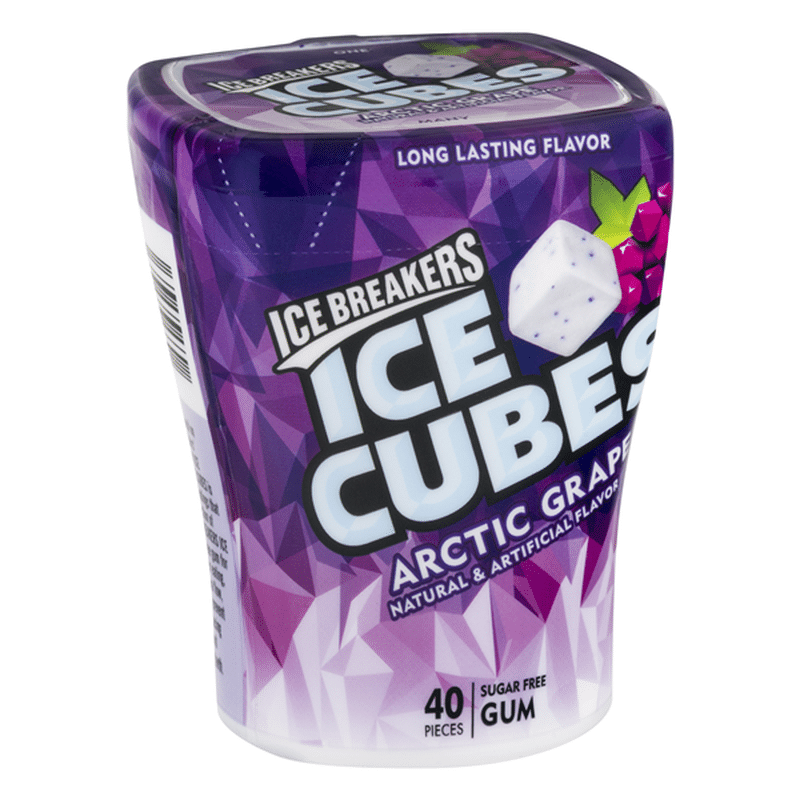Ice Breakers Gum, Sugar Free, Arctic Grape, Ice Cubes (20.16 oz) from