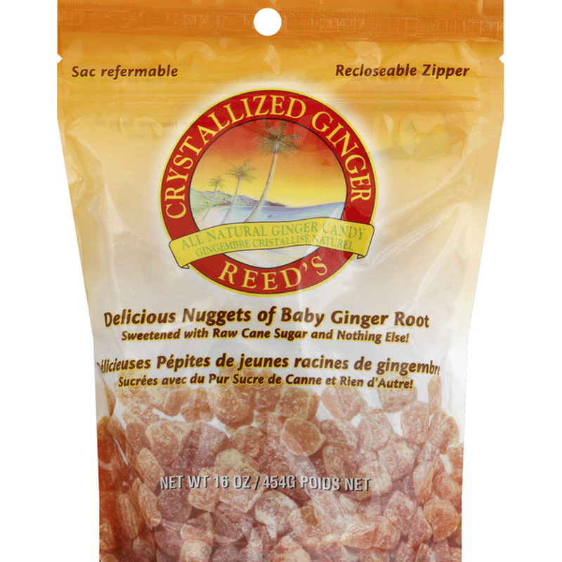 Reeds Inc Candy Crystallized Ginger 16 Oz Instacart 3767