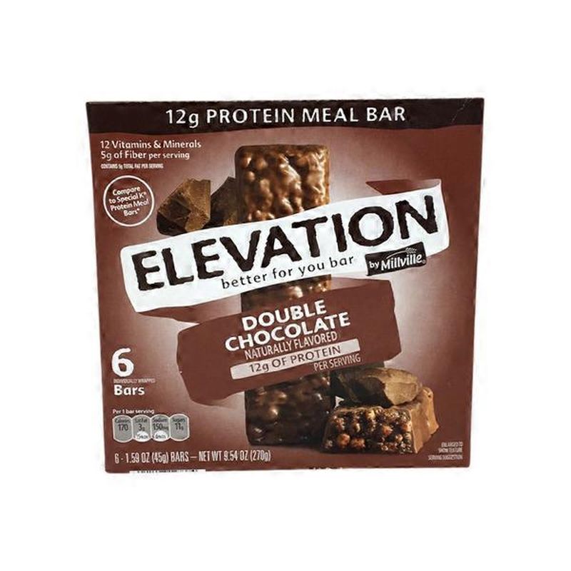 Fit & Active Double Chocolate Protein Meal Bars (6 Ct) - Instacart