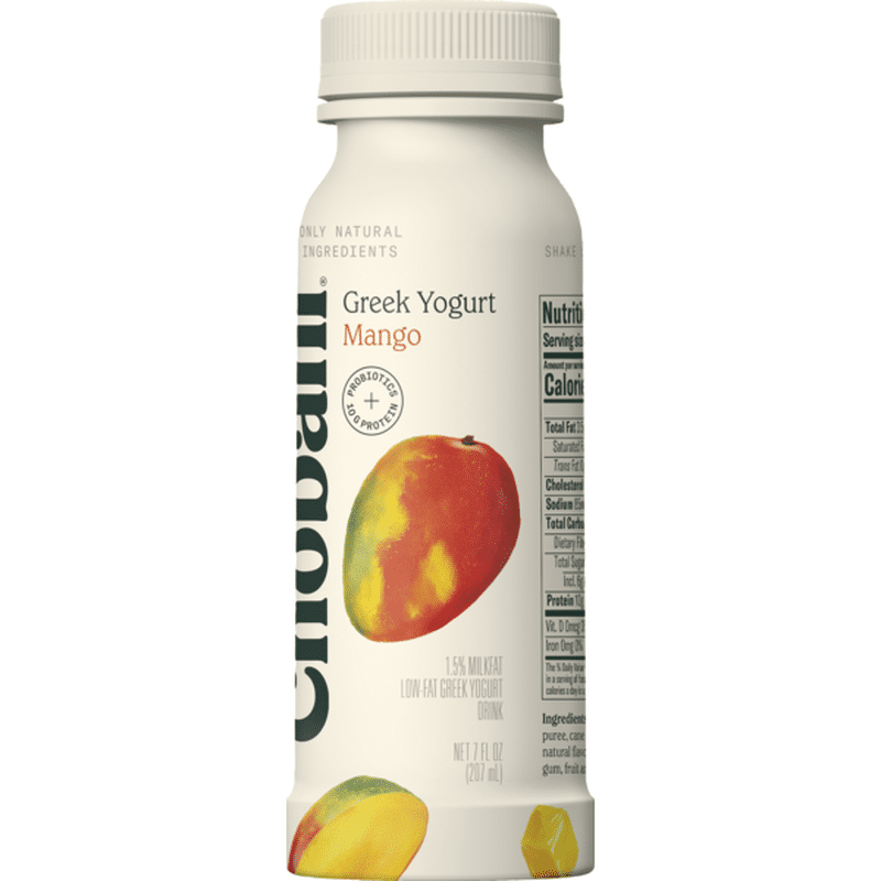 Chobani Greek Yogurt Drink With Mango 7 Fl Oz Instacart 4115