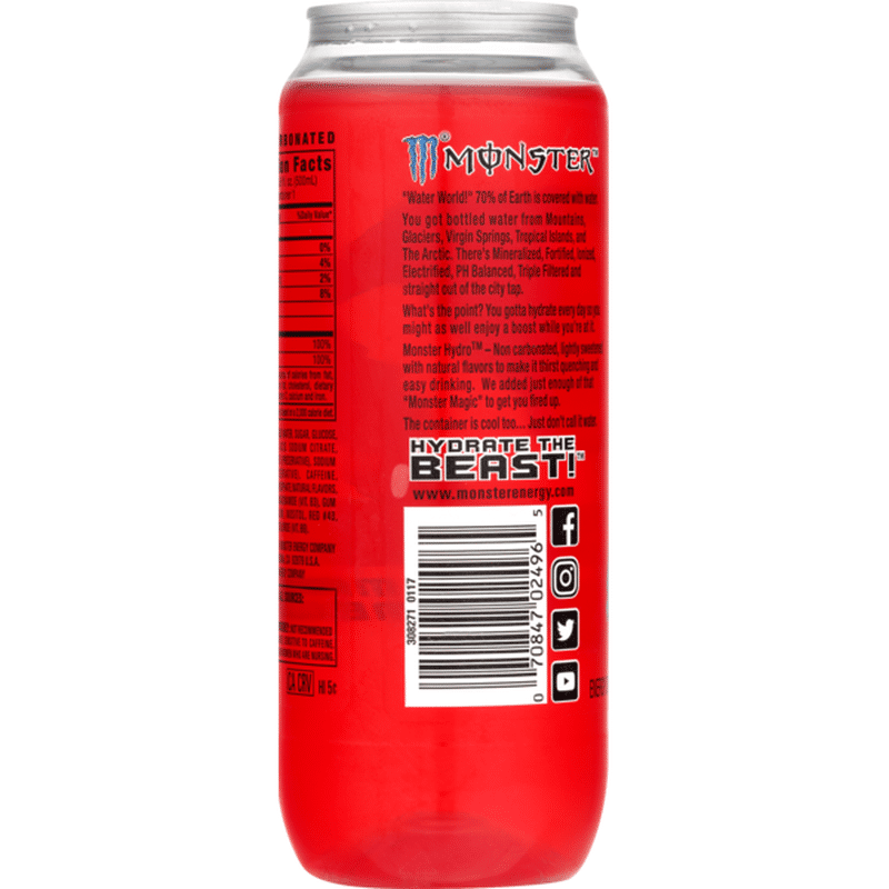 Monster Hydro Manic Melon Energy (16.9 fl oz) Instacart