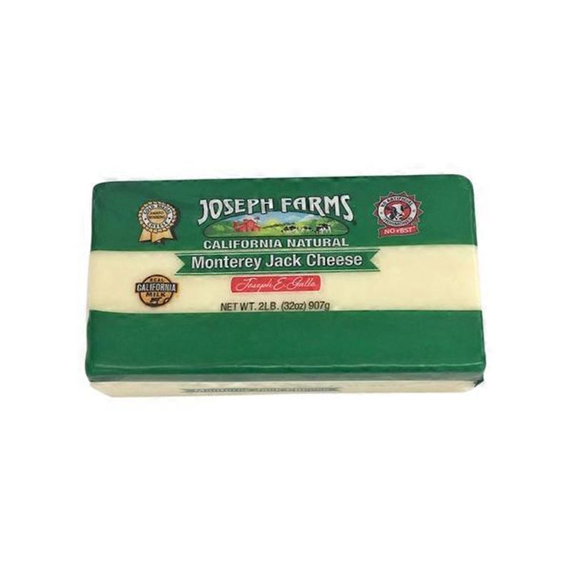 Joseph Farms Monterey Jack Cheese (2 Lb) - Instacart