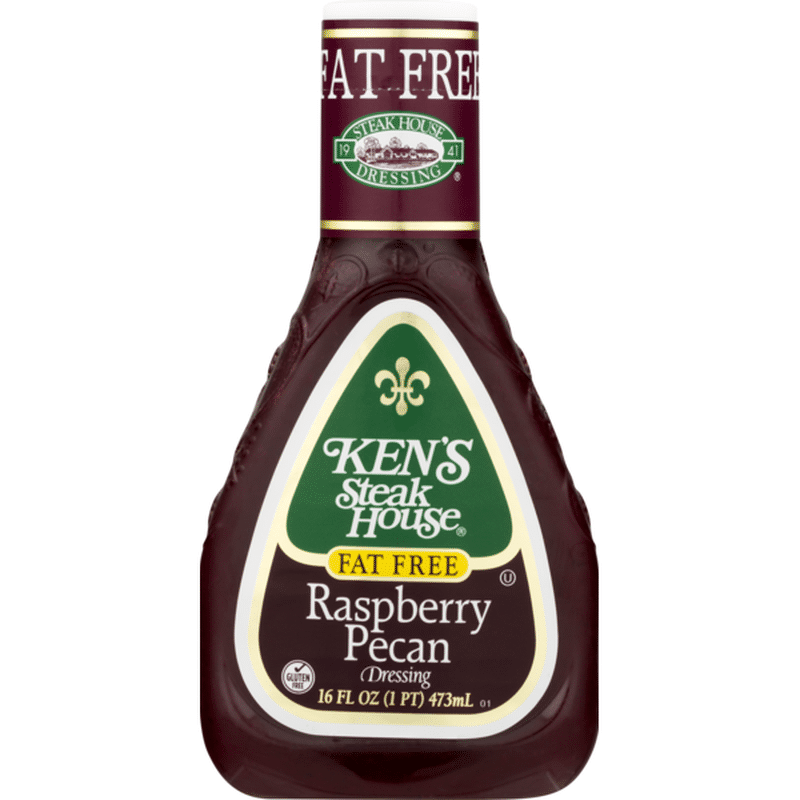Ken's Steak House Fat Free Raspberry Pecan Dressing (16 oz) Instacart