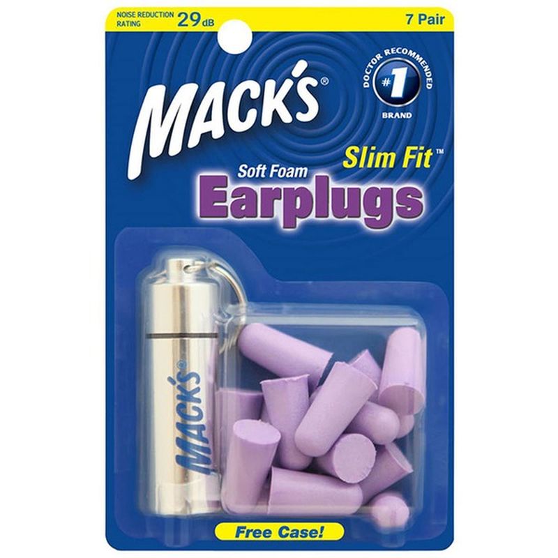 Macks Original Soft Foam Earplugs 10 Pair 