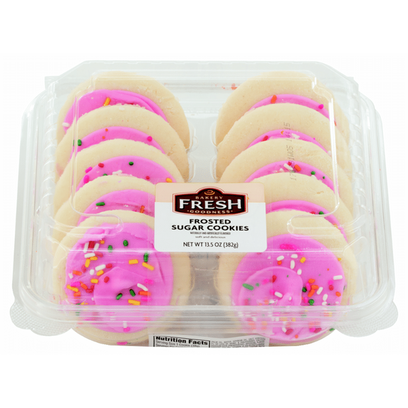 Kroger Frosted Sugar Cookies (10 ct) - Instacart