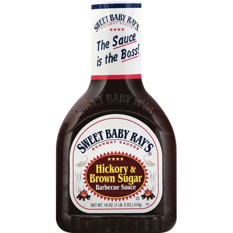 Sweet Baby Ray S Barbecue Sauce Hickory Brown Sugar 18 Oz Instacart