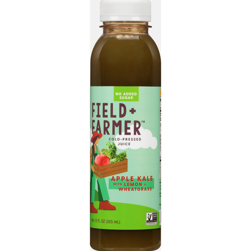 Field + Farmer Juice, ColdPressed, Apple Kale (12 oz) Delivery or