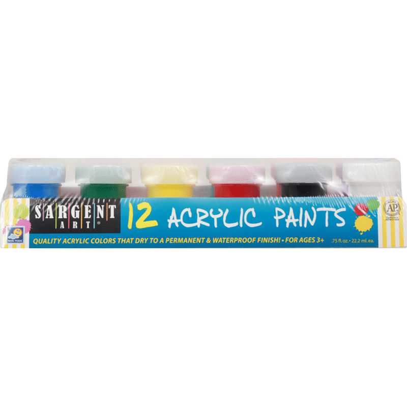 Sargent Art Acrylic Paints (12 each) Instacart