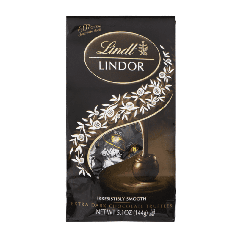 Lindt Lindor 60 Extra Dark Chocolate Truffles 51 Oz From Stop And Shop Instacart 0059