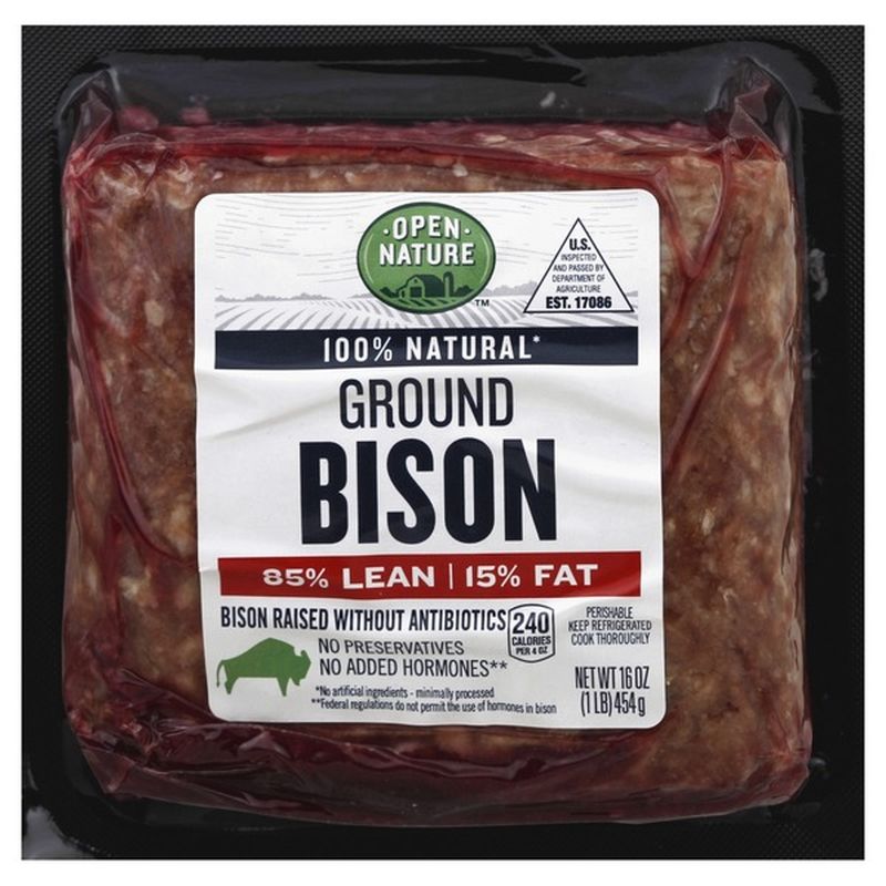 Open Nature Bison Ground 16 Oz Instacart