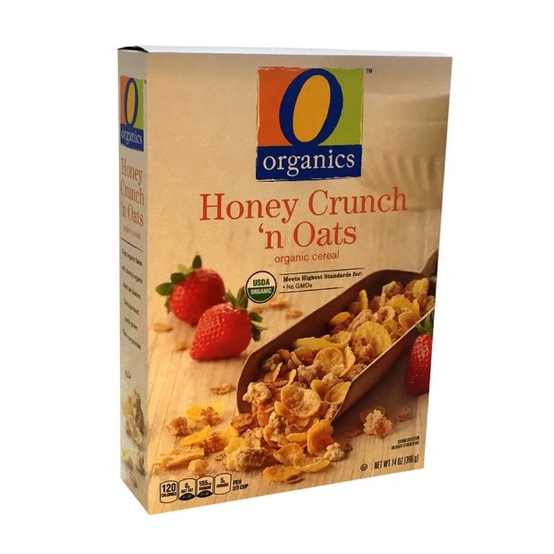 O Organics Honey Crunch N Oats Organic Cereal 14 Oz Delivery Or Pickup Near Me Instacart