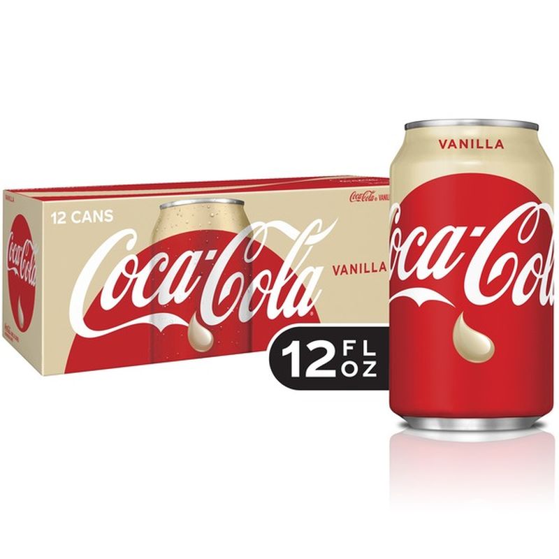 Coca-Cola Vanilla Soda Soft Drink (12 fl oz) from Schnucks - Instacart