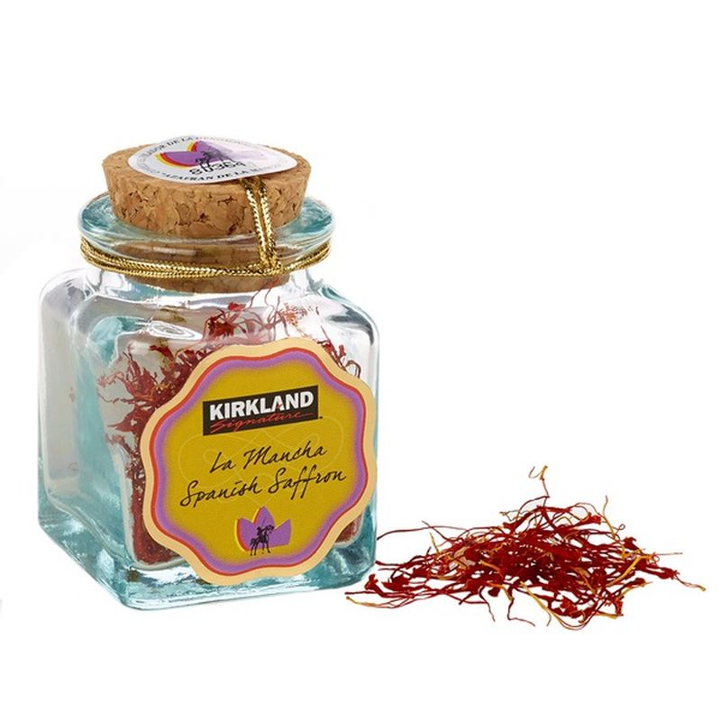 Kirkland Signature La Mancha Spanish Saffron, 1 g (1 gram jar) Instacart