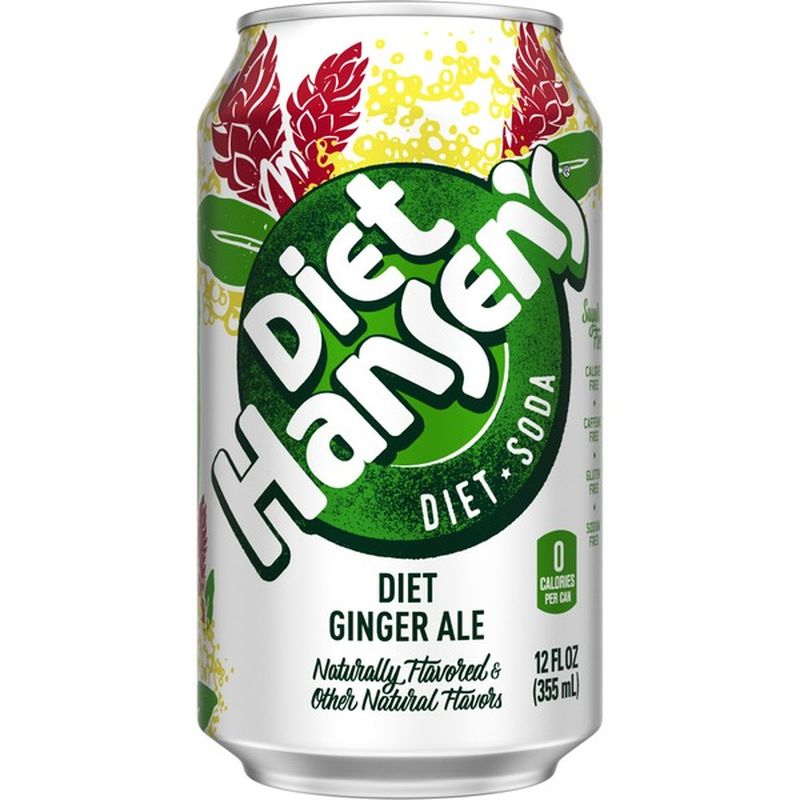 Hansen's Natural Diet Ginger Ale Can (12 oz) Instacart