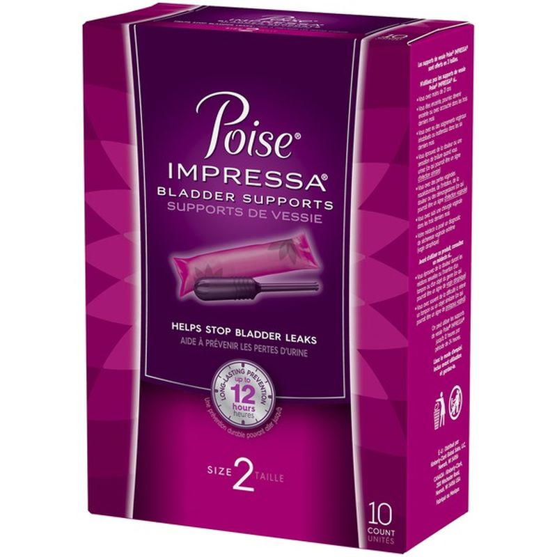 Poise Impressa® Incontinence Bladder Supports for Women (10 ct) from
