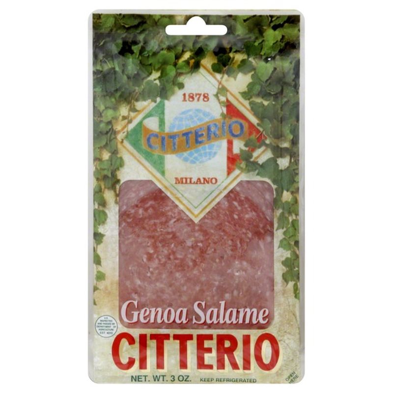 Citterio Salame, Genoa (3 oz) Instacart