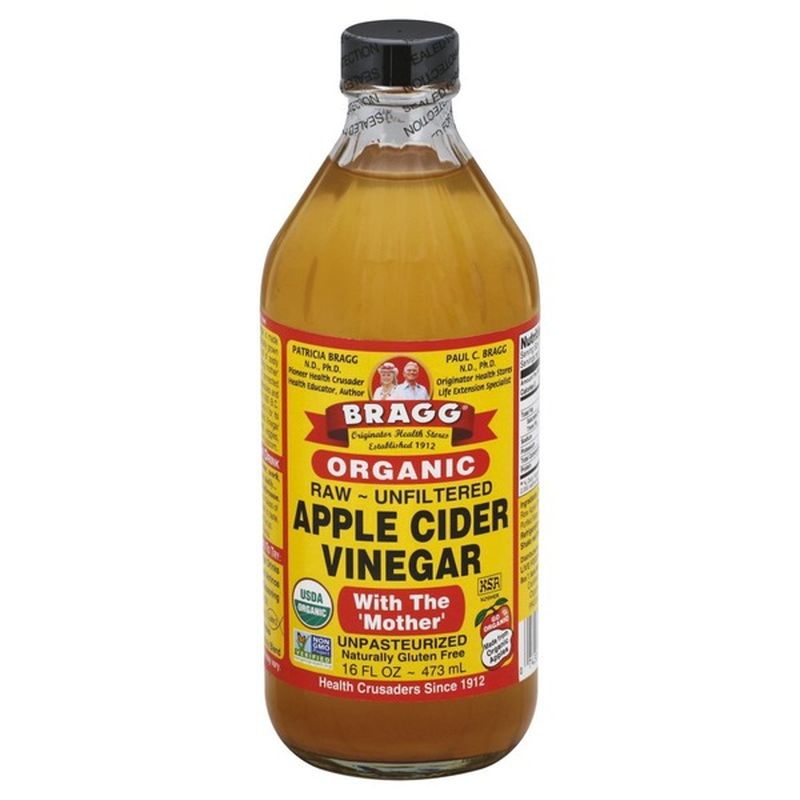 Bragg Organic Raw Unfiltered Apple Cider Vinegar (16 oz) from Food Lion ...