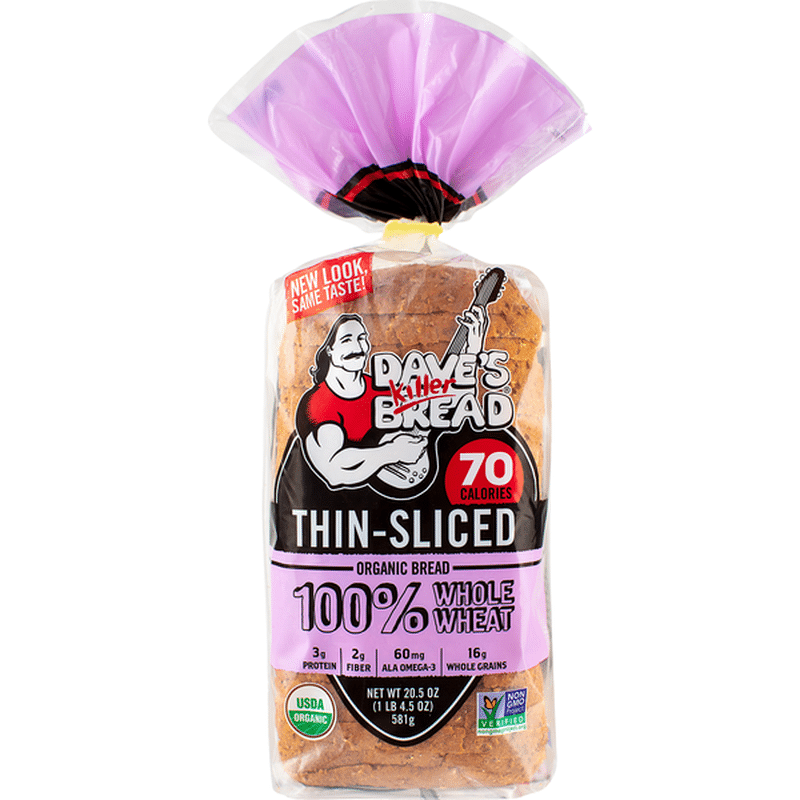 Dave's Killer Bread Killer Bread Thin Sliced Whole Wheat Organic Bread