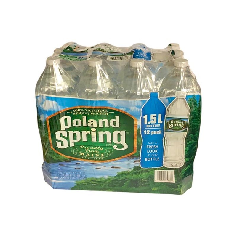 Poland Spring 100% Natural Spring Water (1.5 L) from Costco - Instacart