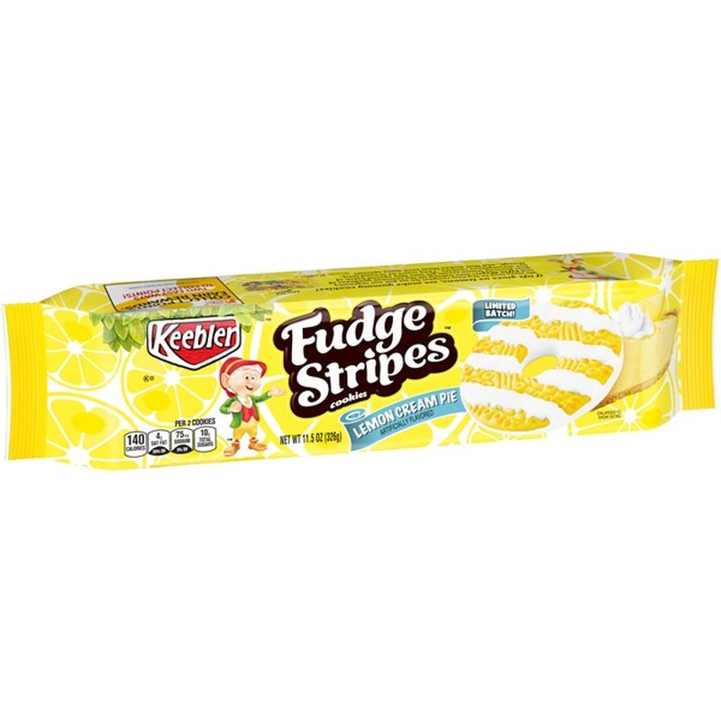 Keebler Fudge Stripes Cookies Lemon Cream Pie (11.5 oz) Instacart