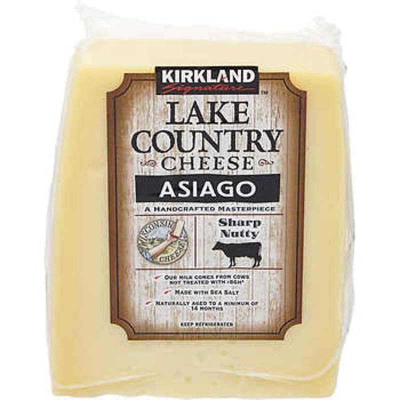 Kirkland Signature Lake Country Asiago Price Per Lb (per lb) from