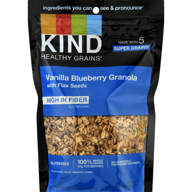 KIND Granola, Vanilla Blueberry, with Flax Seeds (11 oz) Instacart