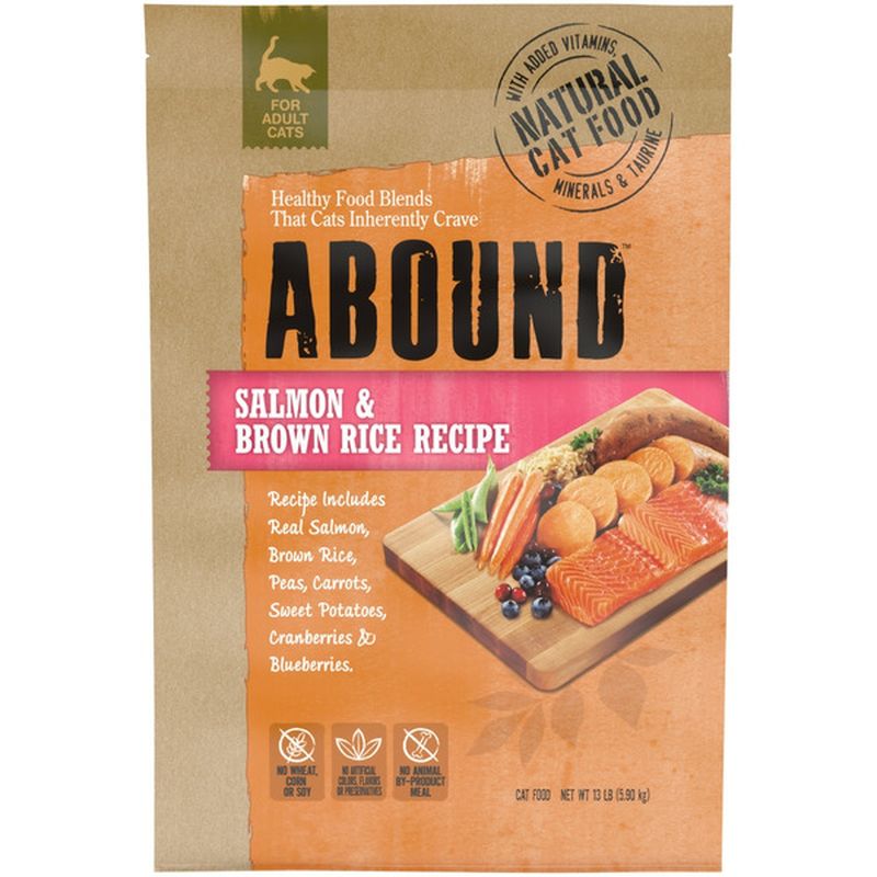 Abound Salmon & Brown Rice Cat Food