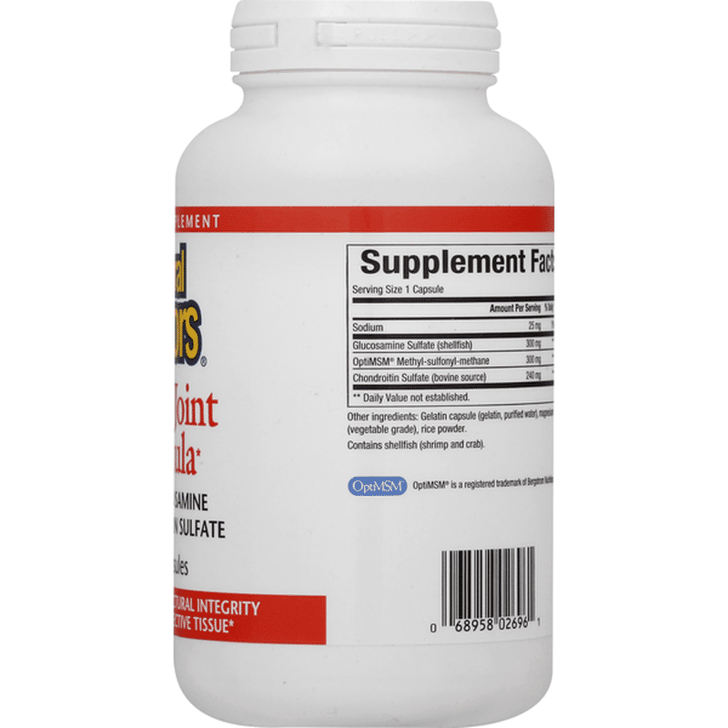 Natural factors msm joint formula capsules 180 each instacart