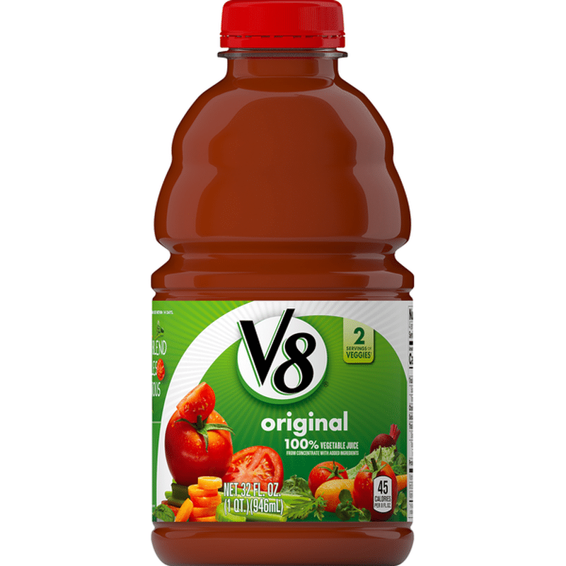 V8® Original 100% Vegetable Juice (32 fl oz) from Falletti Foods