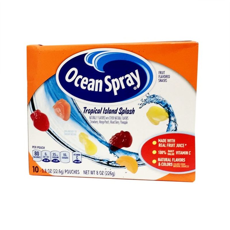 Ocean Spray Strawberry Island Splash Fruit Flavored Snacks