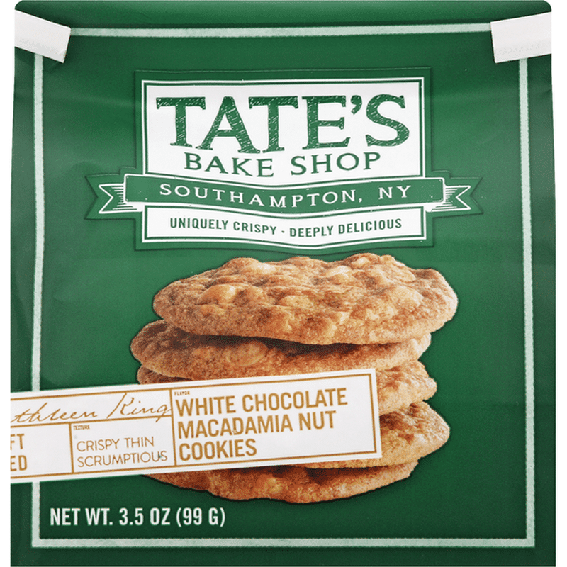 Tate's Bake Shop Cookies, White Chocolate Macadamia Nut (3.5 oz