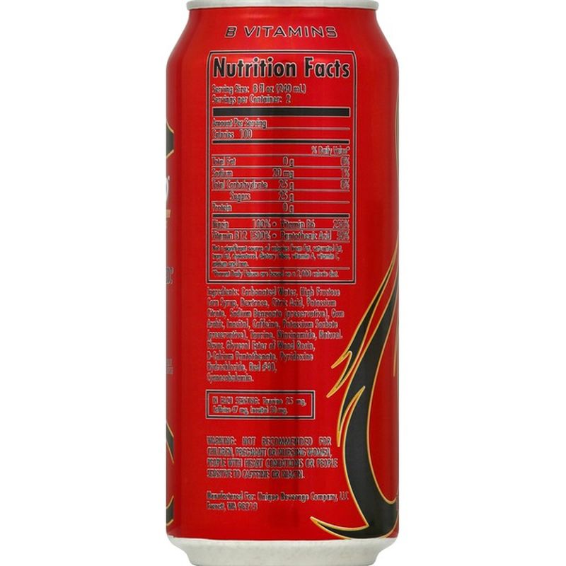 Wired Energy Drink, Strawberry Lemonade (16 oz) from Albertsons Instacart