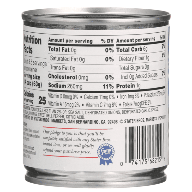 Stater Bros Tomato Sauce (8 oz) from Stater Bros. Instacart