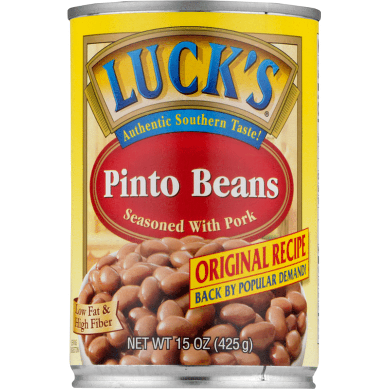 Luck's Pinto Beans Seasoned with Pork (15 oz) from Food Lion Instacart