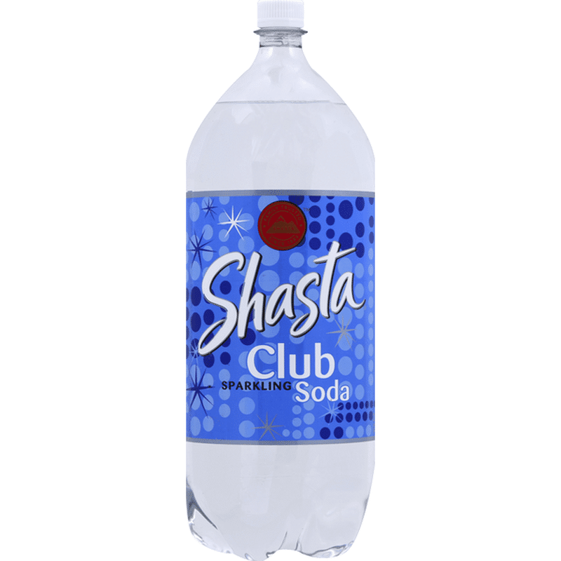 Shasta Soda, Club, Sparkling (2 L) - Instacart