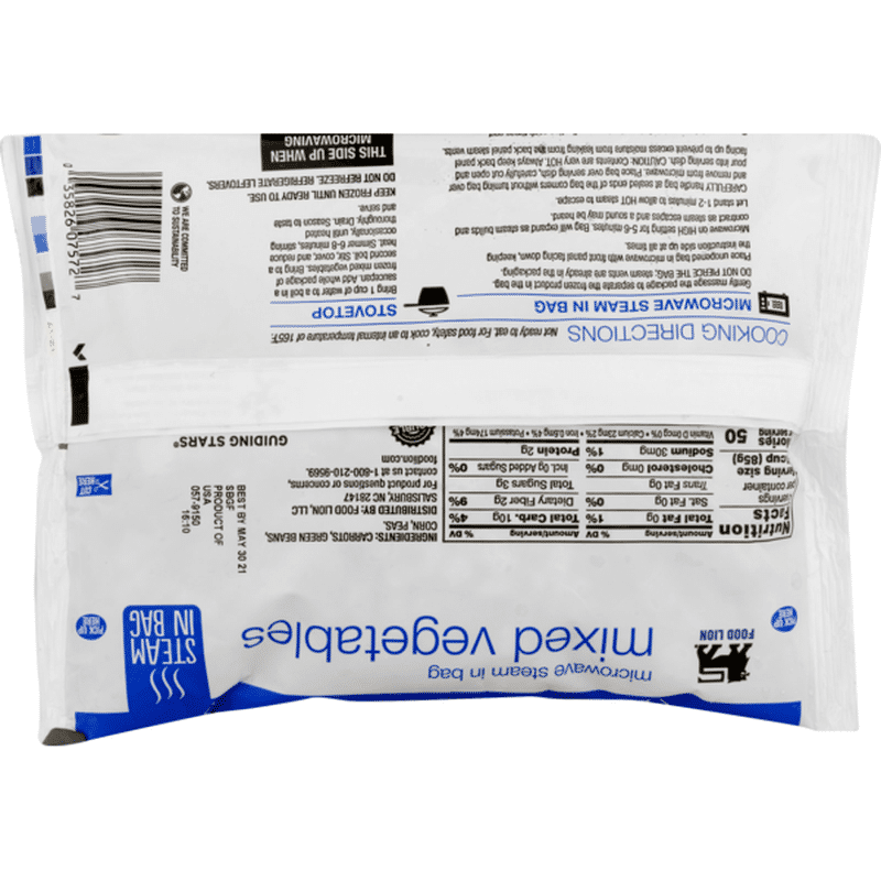 Food Lion Mixed Vegetables, Bag (12 oz) Instacart