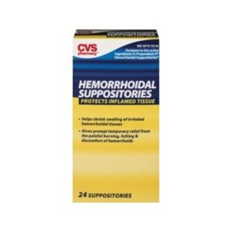 Cvs Health Hemorrhoidal Suppositories 24 Each Instacart 