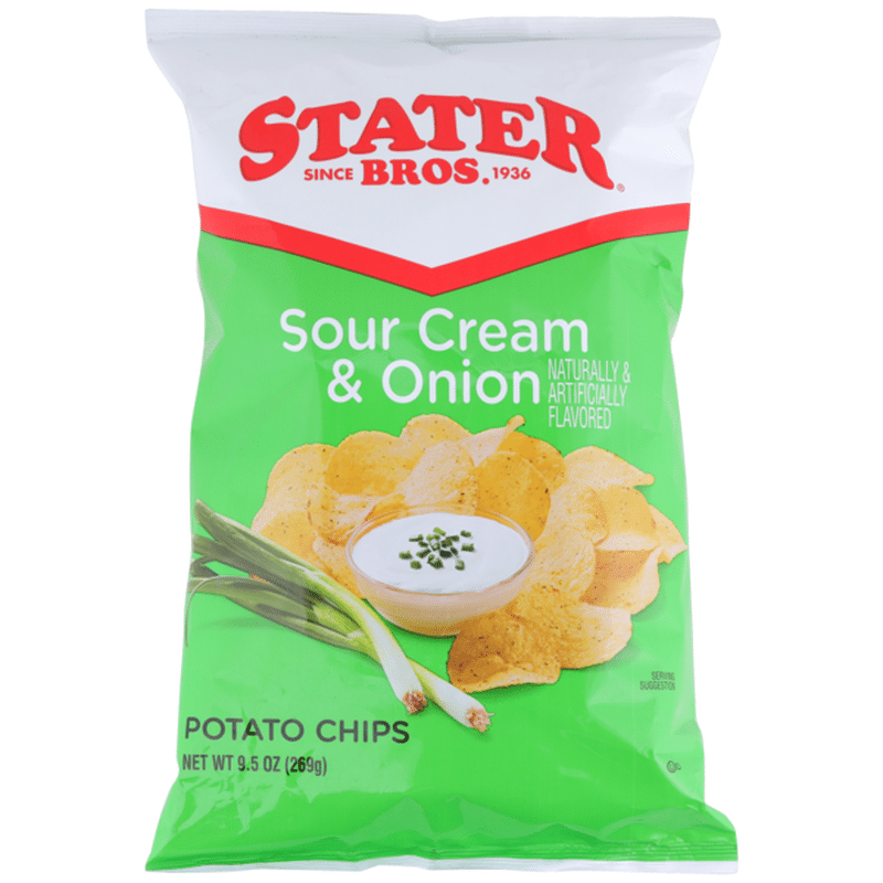 Stater Bros. Markets Sour Cream & Onion Potato Chips (9.5 oz) Instacart