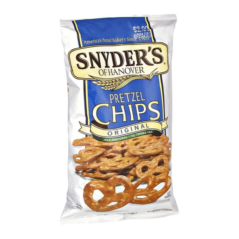 Snyders Pretzel Chips, Original (10 oz) Instacart