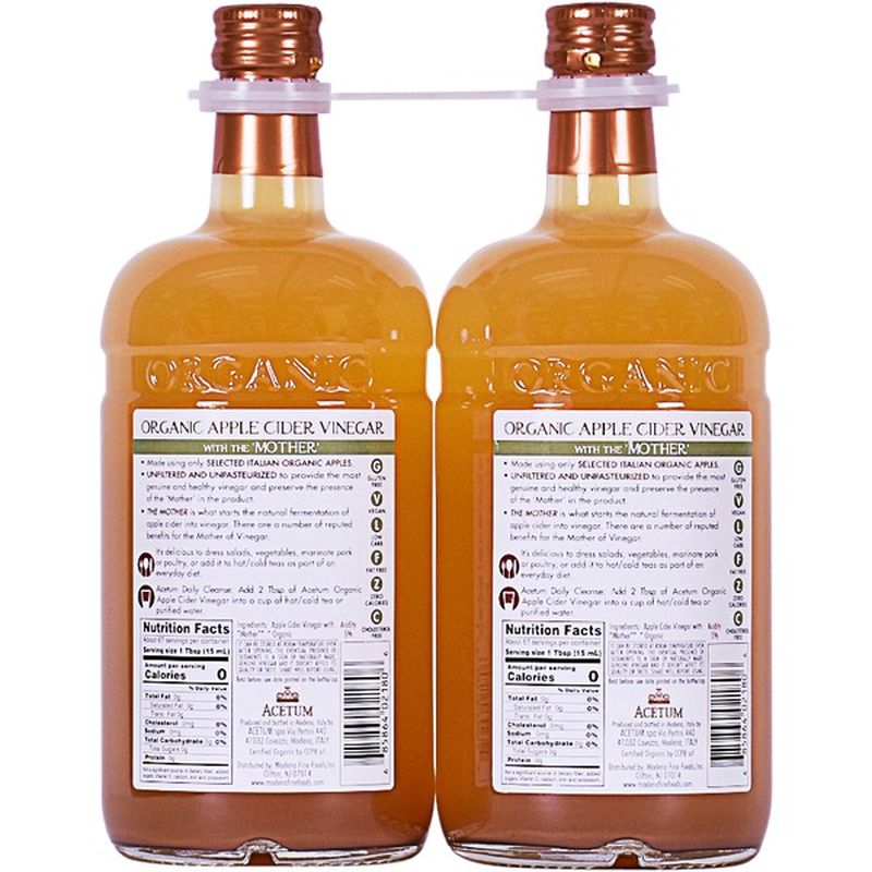 Acetum Organic Apple Cider Vinegar Bottles (1 L) from Costco Instacart
