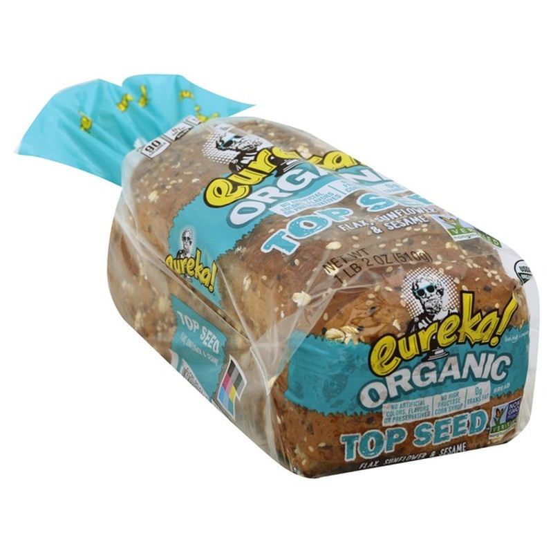Eureka! Organic Top Seed Flax Sunflower Sesame Bread (18 oz) from